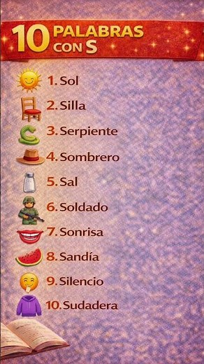 10 words that start with S #wordswiths #10words #10wordsstartwiths #learn