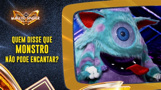 O Monstro foi desmascarado como Nicolas Prattes no The Masked Singer Brasil! O finalista de timbre marcante e uma fofura gigante, ele conquistou corações e provou que Monstro também sabe cantar e encantar com o melhor do pop nacional e internacional, um artista monstruoso! (T01 - 2021). | The Masked Singer Brasil