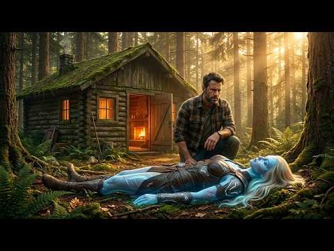 An Alien Warrior Woman Collapsed Outside My Cabin… I Had No Choice But to Bring Her In