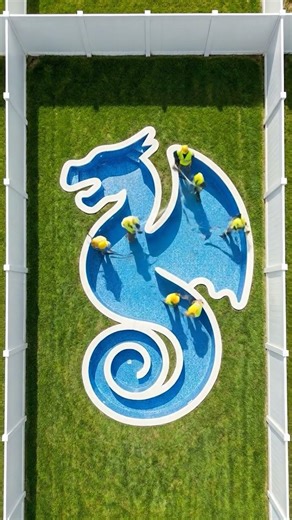 Turning My Backyard Into a Giant Dragon Pool (Full Build) 🐉