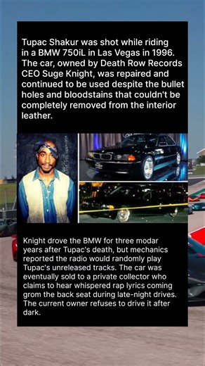 Tupac’s BMW That Still Plays His Music