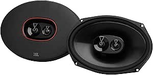 JBL Club 964M - 6"x9" (152mm x 230mm) Three-Way Car Speaker, 85W RMS, 255W Peak, Sensitivity (@ 2.83V): 93dB, Frequency Response: 50Hz – 20kHz, Nominal Impedance: 3.0 ohms