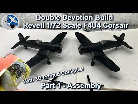 Revell 1/72 F4U-4 Corsair Double Build | Forgotten Friday | Part 1 (Upgrades & Corrections)