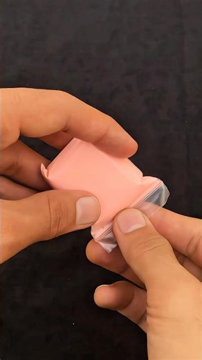 Easy Way to Open Light Peach Clay Wrapper #clay