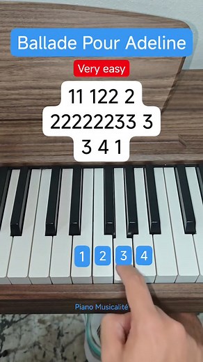 Very easy #piano #pianotutorial #pianolessons #short #pianomusicalite | Piano Musicalité