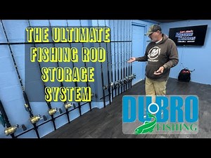 Ultimate Fishing Rod Storage System | DUBRO Trac-A-Rod Rigging Station Setup with Capt. Mike