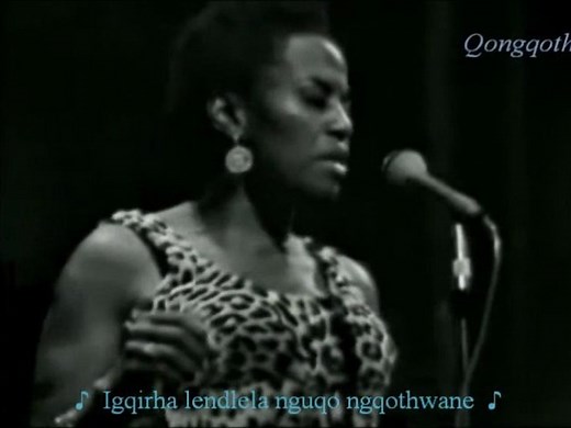 Miriam Makeba (LIVE) 'Qongqothwane/The Click Song' w/lyrics