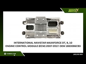 International Navistar MaxxForce DT, 9, 10 Engine Control Module (ECM) 2007-2017: OEM 1883086C93