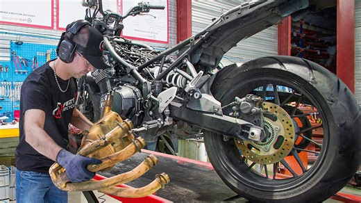 Inside Advanced Factory Recycling Tons of Powerful Bikes