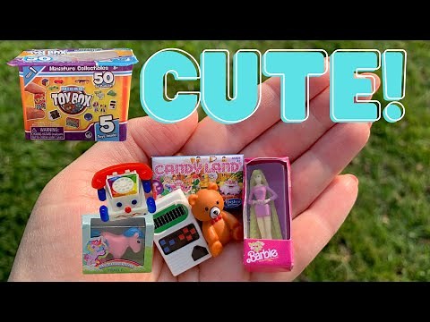 Micro Toy Box Unboxing 🧸These retro mini toys are SO cute!!
