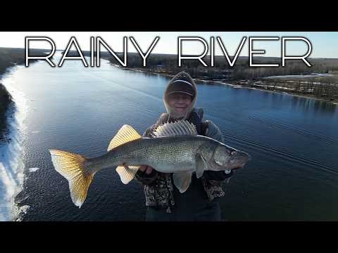 Rainy River spring walleye fishing