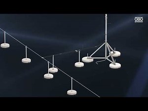 Montage OBO isCon®-System – Montage mit isolierten Fangmasten