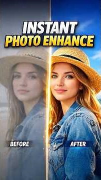 How to Instantly Enhance Any Photo with AI (Before vs After)