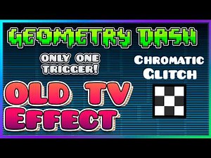 HOW to MAKE a VHS/OLD TV effect | Geometry Dash 2.2 Editor Tutorial 🛠️