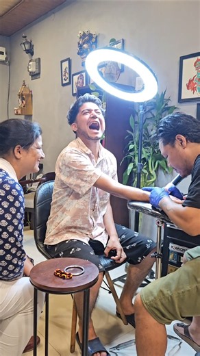 My 1st Permanent Tattoo 🥹❤️ !! #shorts #ytshorts #permanenttattoo #minivlogs #mylove
