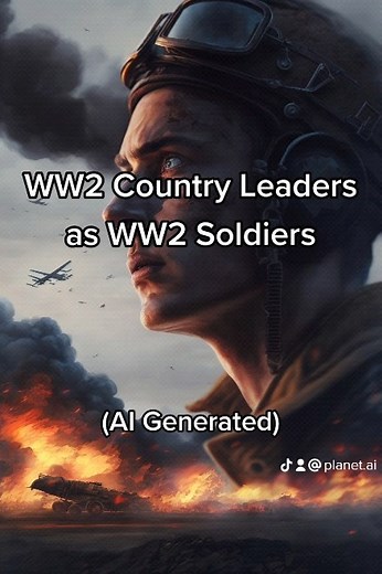 Planet AI on Instagram: "Asking AI to draw ww2 country leaders as ww2 Commanders #ai #aiart #midjourney #midjourneyart #soldier #ww2 #leader #ww2history #history"