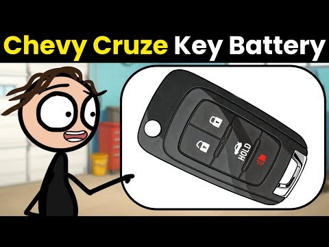 How To Change Chevy Cruze 2011-2016 Key Fob Battery (Step by Step Guide)