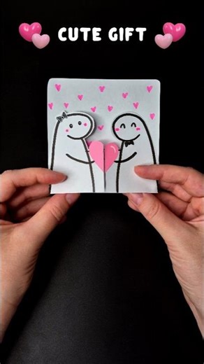 SHE CRIED! 😭 The Cutest DIY 'I Love You' Card Ever! ❤️ Gift Idea #diy #papercraft