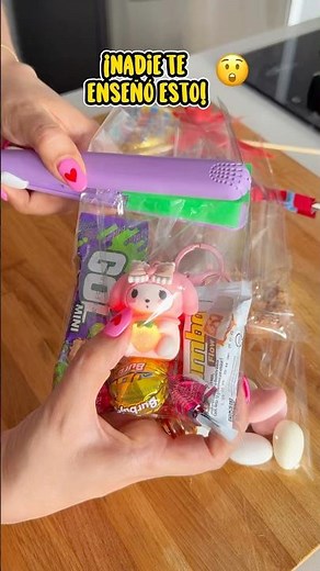 Aprende a sellar las bolsitas de celofán, quedan bien, es muy fácil #detalles #dulces #tips #hacks