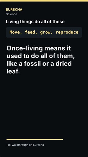 Characteristics of Living Things: Living vs Non-Living · Sound Lesson #Shorts