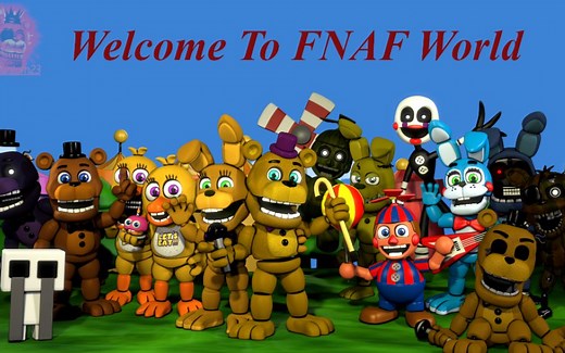 【FNAF WORLD】基础知识讲解，角色和芯片如何获取，彩虹如何寻找都在这里！