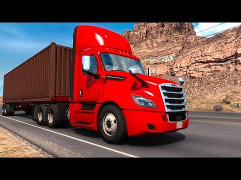 Driving The New Freightliner Cascadia In American Truck Simulator