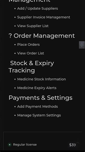 pharmacy Manegment system