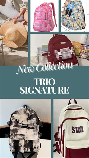 🎒 دلوقتي من #Triosignature – كوليكشن الشنط المدرسية الجديد من K11 وصل! شنط مدرسية فريدة من نوعها، بتصميمات مختلفة بدون أي تكرار! ✅ خامات ممتازة وجودة فرز أول ✅ موديلات عصرية تناسب جميع الأعمار ✅ استايلات متعددة ترضي كل الأذواق 📦 الكمية محدودة جداً – سارع بالحجز قبل نفاد المخزون! تواصل معنا عبر الرسائل للحجز ومعرفة التفاصيل 📩 - لتفاصيل البراندات يرجي التواصل واتس اب 👇 https://wa.me/message/J5BTTGMQI3HXE1?src=qr https://whatsapp.com/channel/0029VaC6L7d5EjxzmYJSvT2t - لمشاهدة التشكيل علي قناتنا