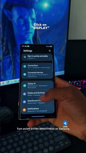 Turn On/off Extra Brightness On Samsung