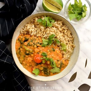 255K views · 145 reactions | Coconut Lentil Curry from 30-Minute...