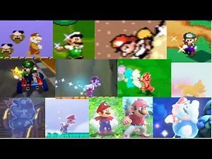 Evolution of Super stars in Mario games (1985-2025)