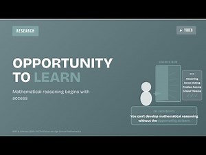 The Math Opportunity Gap