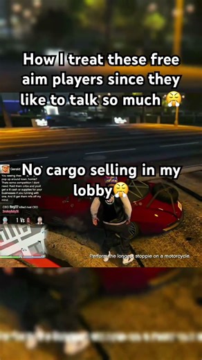 What I do to free aim players in GTA