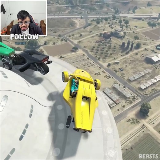 3 tire Bike Parkour 9984.8786% break monitor in this parkour race in gta 5 | Beasts
