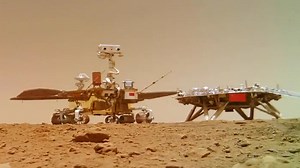 China’s Mars Rover Goes Exploring