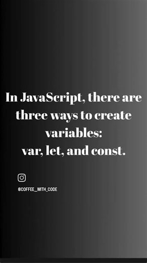Learn JavaScript variables and understand the difference between var, let, and const.