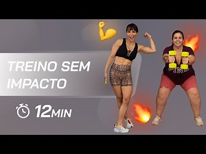 Exercícios somente em pé para emagrecer - Aeróbico para obesos - Carol Borba