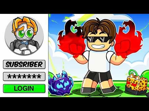 I UPGRADED My SUBSCRIBER’S ACCOUNT in Blox Fruits😍