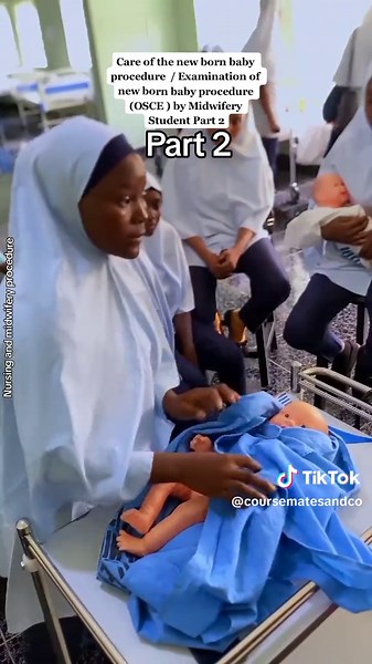 Care of the New born baby procedure and practical demonstration (OSCE) by student midwives Part 2 #midwifery #midwiferystudent #procedures #midwiferyedition #practicalexam #osce #newborncare #newbornbaby #careofthenewborn #babycare #birth # #studentmidwife #learn #coursematesandco #coursemates #viral #foryou #nigeria #midwiferypractical #clientcare #xybca #fyp Nursing and Midwifery