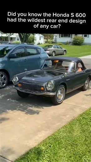 Did you know the Honda S 600 had the wildest rear end design of any car?