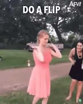 Do a flip - Meme gif 😂😱