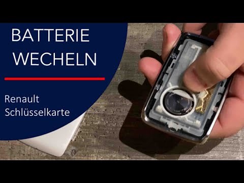 Quicktipp - Batterie in der Renault Schlüsselkarte wechseln | Megane 4