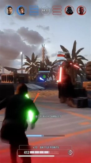 Luke & Obi-Wan VS Vader & Maul🔥 #starwars #battlefront2 #gaming #shorts