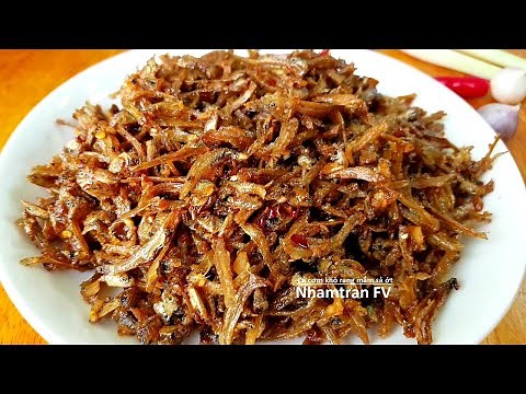 CÁ CƠM KHÔ RANG MẮM TỎI SẢ ỚT Thơm Ngon Giòn Rụm Rất Hao Cơm Mà Cách Làm Rất Dễ |Nhamtran FV