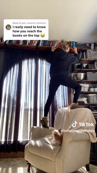 Replying to @joss_maura I think he needs to build me a sliding ladder. Personally. #library #bookcase #husband