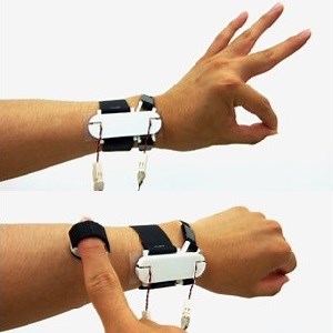 Hand Gesture and On-body Touch Recognition by Active Acoustic Sensing throughout the Human Body | Adjunct Proceedings of the 29th Annual ACM Symposium on User Interface Software and Technology