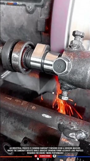 Innovation Camshaft Grinding Machine for Precision Engine Lobe Finishing #tech