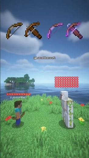 IRON GOLEM vs BOW & CROSSBOW!⚔️#minecraft #gaming