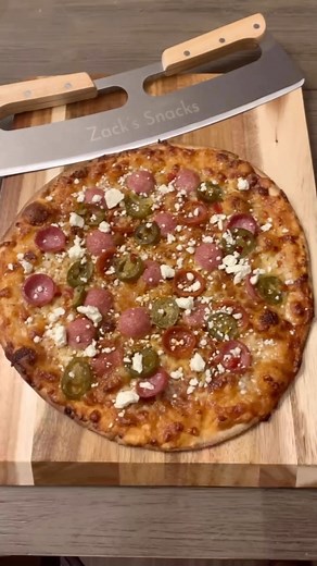 24 reactions | We’ve finally found the perfect pizza: homemade with smoky bbq sauce, spicy pepperoni, jalapeños, feta cheese, and of course some delicious Eckrich smoked sausage!  : zacks__snacks | Eckrich | Facebook