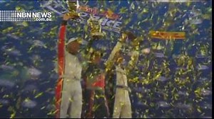 Hunter pilot Matt Hall has won back-to-back Air Race events for the first time, keeping him in the hunt for the world title. His victory in Germany overnight has moved him to second overall, with two races remaining. | NBN Television